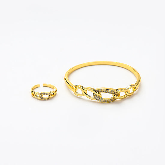Bracelet and ring set (BR350-F)