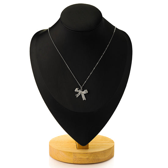 bow necklace (N199-33)